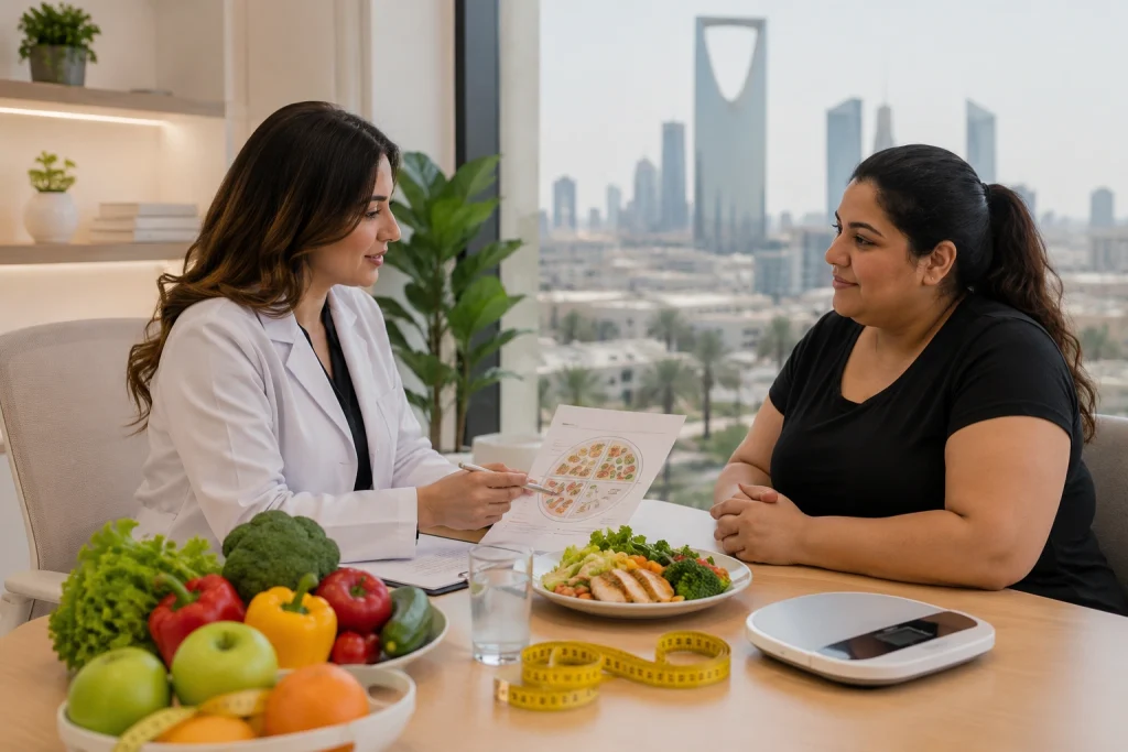 برنامج تغذية لعلاج السمنة في الرياض