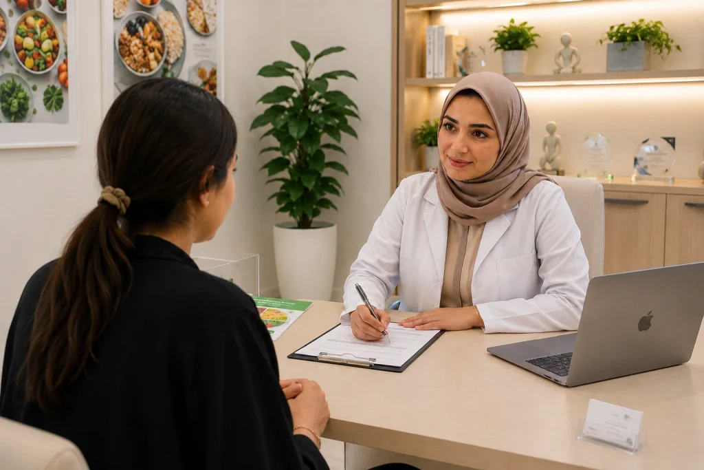 أول زيارة لمركز تغذية علاجية