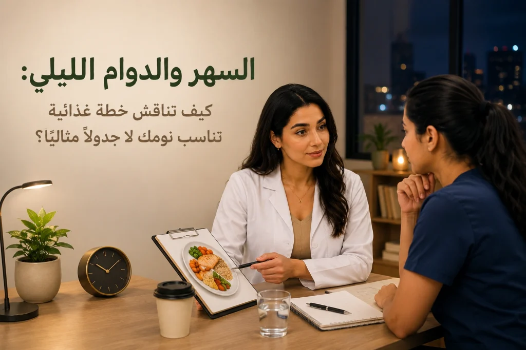 خطة غذائية للدوام الليلي