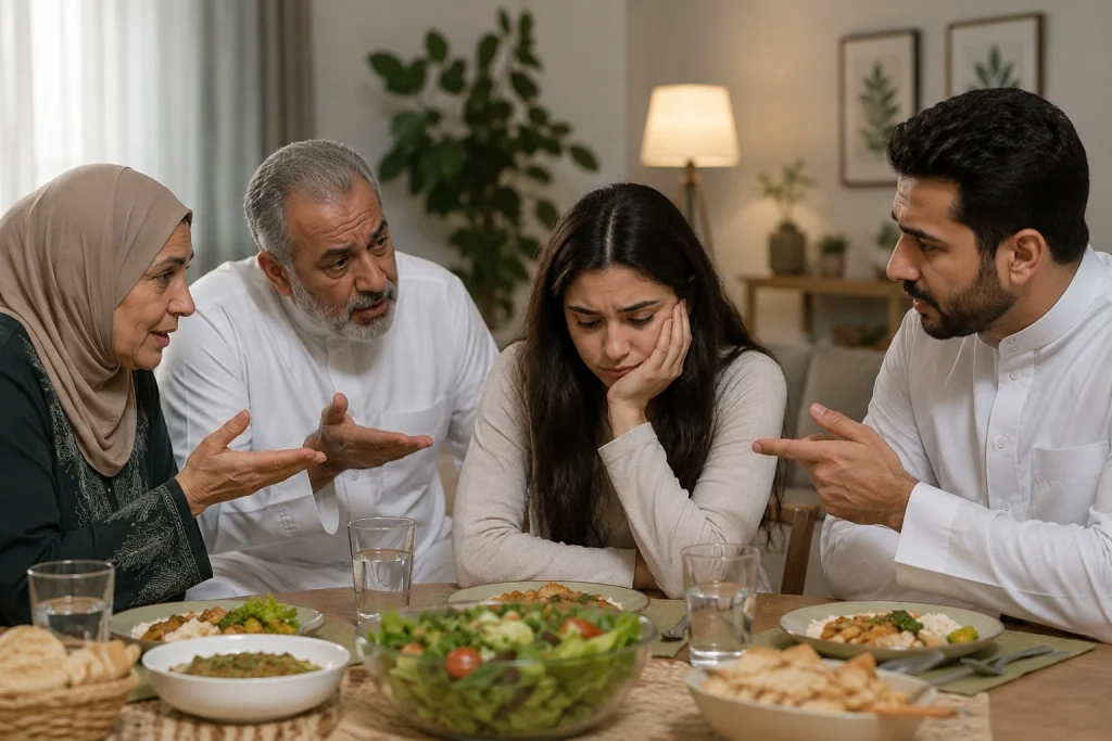 تعليقات الأهل على الوزن