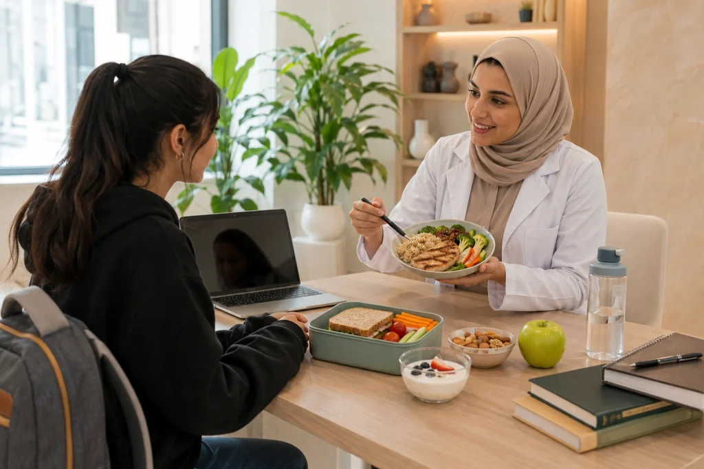 خطة غذائية للطالب في الرياض