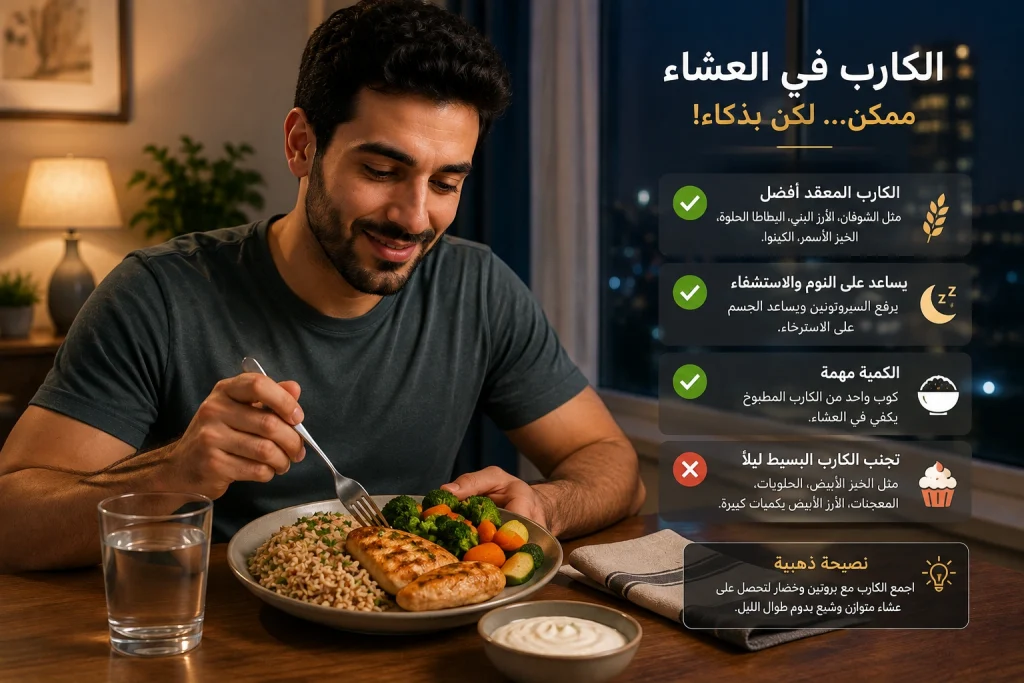 الكارب في العشاء