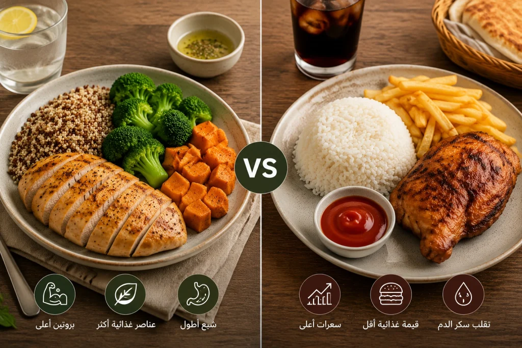 واي بروتين أم وجبة عادية
