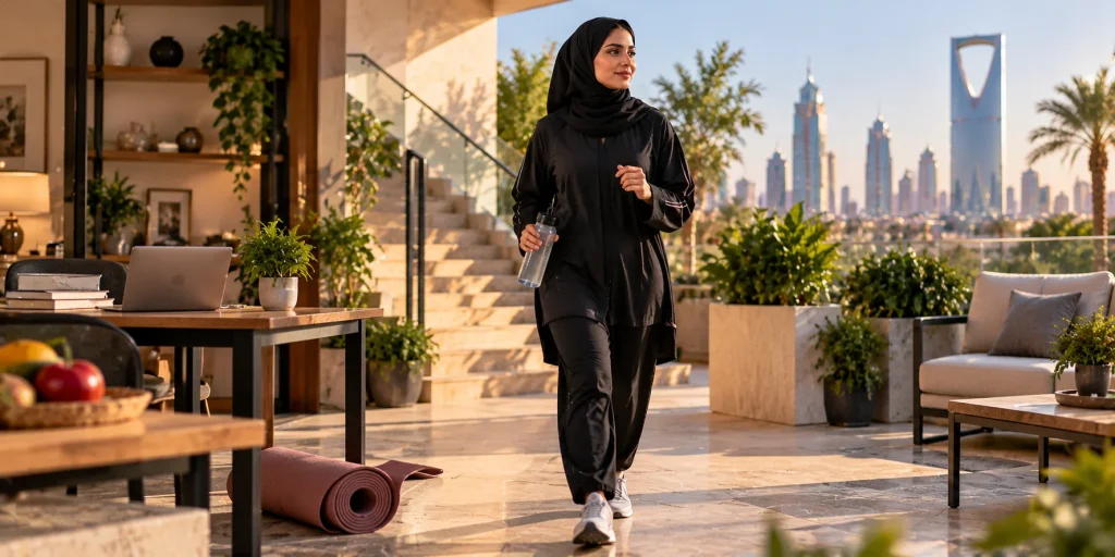 قلة الحركة في الرياض
